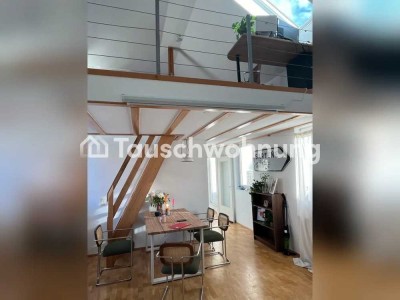 Tauschwohnung: Maisonette Wohnung mit Dachterasse