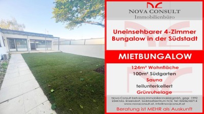 Mietbungalow mit Sauna in der Gartenstadt Südstadt!