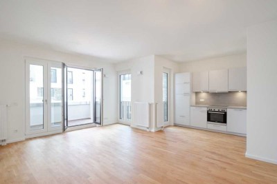 Moderne 2-Zimmerwohnung mit Einbauküche und Loggia.