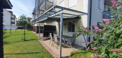 Gepflegte 2-Zimmer Wohnung mit Garten und Terrasse in Garching an der Alz