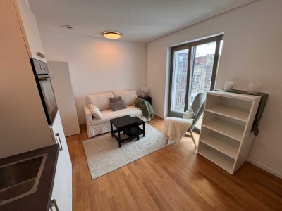 Weißensee: Berliner Allee: ERSTBEZUG im NEUBAU - ab SOFORT: 1-Zi-Whg, 23 m² - VHS 5. OG + BALKON