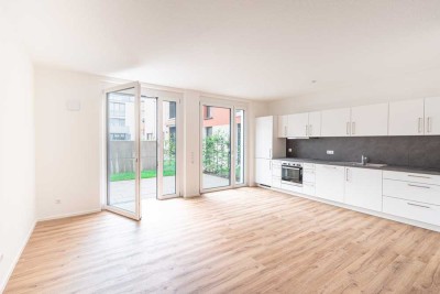 *Wohnberechtigungsschein* 3-Zimmer EG-Wohnung im Stadtquartier Bahnhofsareal inkl Küche & TG-Platz