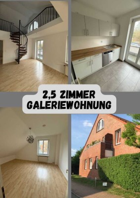 Moderne, helle, renovierte 2,5 Zi. Galerie-Wohnung mit neuer EBK, Tageslichtbad, Balkon, XXL Keller