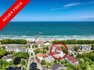 Ferienapartment mit seitlichem Meerblick - Urlaub direkt am Ostseestrand