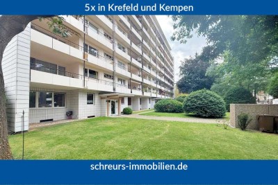 Krefeld - Bismarck: Wohnen mit Ausblick! Vermiete 3. Zimmer Wohnung im 7. OG mit Aufzug!