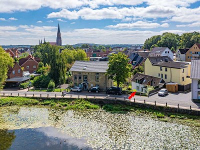 Altstadtperle mit Blick auf den Polierteich