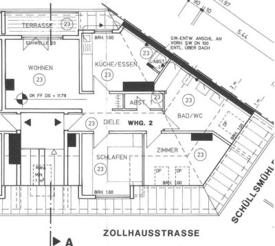 Ansprechende und gepflegte 3-Raum-Dachgeschosswohnung mit Balkon in Düren