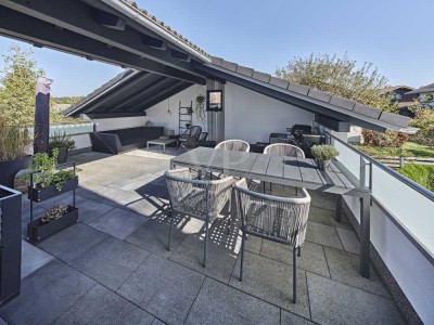 Lichtdurchflutete Maisonettewohnung mit traumhaftem Bergblick, ruhiger Lage und Seenähe!