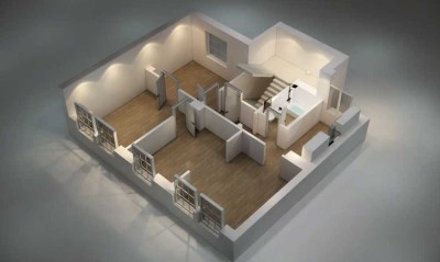Modernisierte Wohnung mit dreieinhalb Zimmern und Einbauküche in Wuppertal