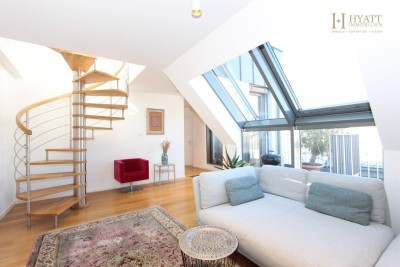 5 Zimmer Penthouse-Duplex | 360°-Panoramablick über Wien | zwei Garagenplätze Optional