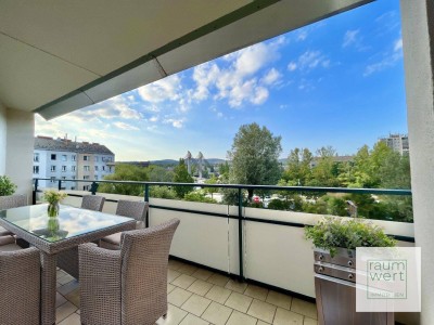 PARKBLICK - 5.Liftstock - 3 Zimmer - ca. 84m² NFL - Loggia - U-Bahn