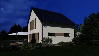 klassisches Einfamilienhaus mit offener Bauweise - Made by OKAL