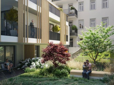 FAMILIENWOHNUNG MIT 4 ZIMMERN GARTEN UND BALKON