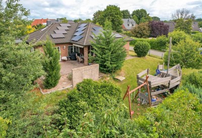Jung, gepflegt & komfortabel –  Bungalow in ruhiger Lage von Hagen im Bremischen