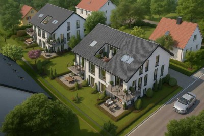 Penthousewohnung mit Fußbodenheizung und Loggia - Haus B