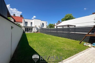 “Ankommen, wohlfühlen, leben – Ihr modernes Zuhause mit Garten wartet!“