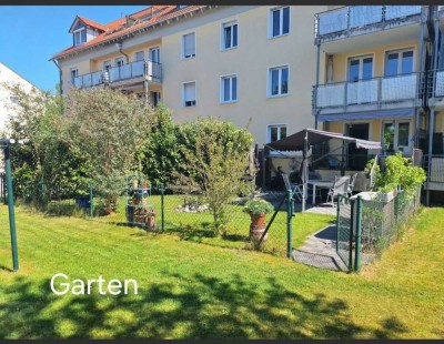 Rarität in begehrter Lage: 3-Zimmer-Wohnung mit eigenem Garten
