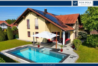 Work-Life-Balance: Familienparadies mit Büro, Pool und Panorama