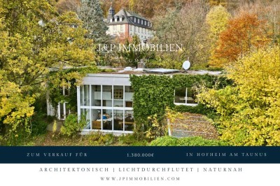 Einzigartige Architekten-Villa mit Panorama & Potenzial – Traumlage in Hofheim am Taunus