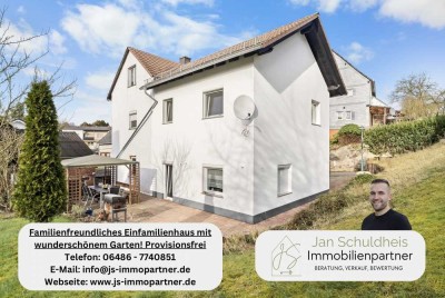 Familienfreundliches Einfamilienhaus mit wunderschönem Garten Provisionsfrei