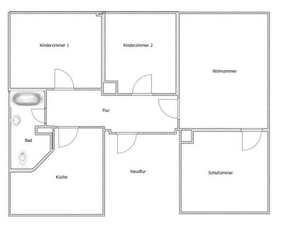Erstbezug nach Sanierung: freundliche 4-Zimmer-Wohnung in Lichtentanne OT Stenn