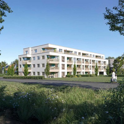 Horizont³ – Lichtdurchflutete 2-Zimmer-Eigentumswohnung mit idyllischem Garten