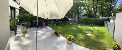 Gehobenes Single-Apartment mit Terrasse und Garten in Dahlem, Nähe FU