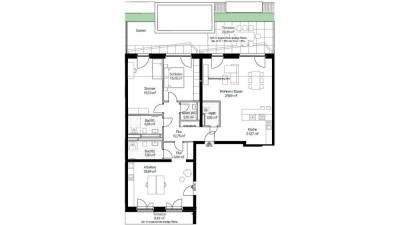 Wohnen & Arbeiten im begehrten Mauritzviertel in Münster - WE05