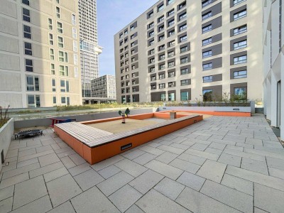 VIENNA TWENTYTWO Living I U-Bahn U1 Kagran I Stylische Wohnung mit exklusiver Ausstattung und Loggia I Rooftop Pool I Fitnessraum I Spa-Bereich