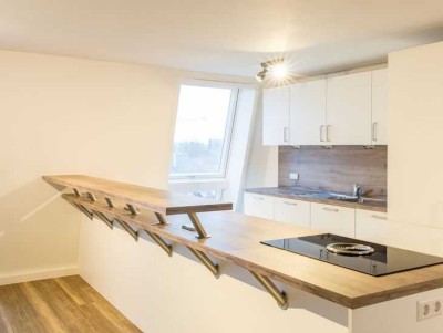 HOMESK - 4-Zimmer Maisonette-Dachgeschosswohnung mit Dachterrasse. Teilgewerbe möglich.