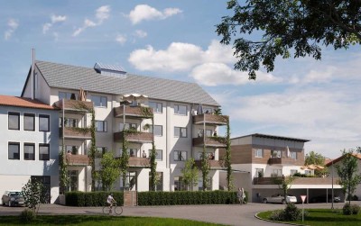 Exklusive helle 3-Zimmer-Wohnung in Bonbruck mit Garten und großer Terrasse