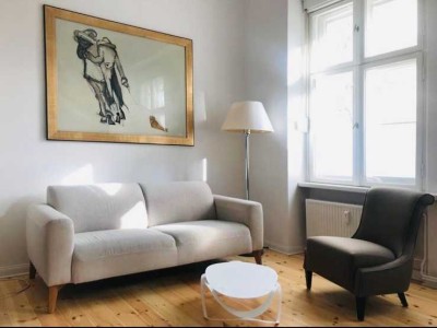 Exklusive, modernisierte 1-Zimmer-Erdgeschosswohnung mit geh. Innenausstattung