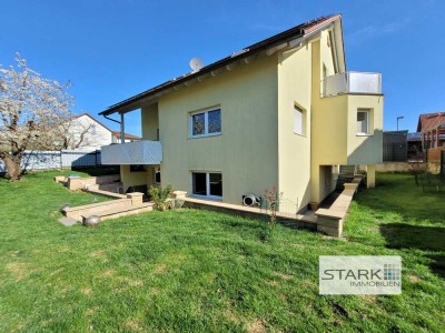 Zukunftssicher und energieeffizient:  Attraktives Wohnhaus mit Garten, ELW und Doppelgarage