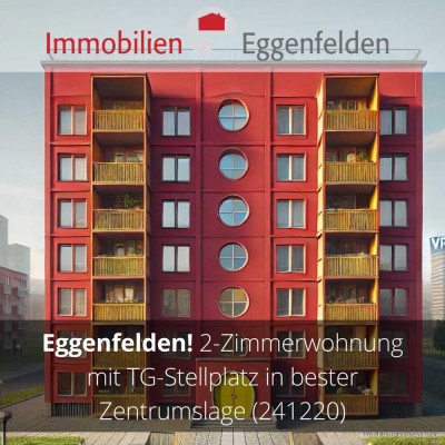 Eggenfelden! 2-Zimmerwohnung mit TG-Stellplatz in bester Zentrumslage (241220)