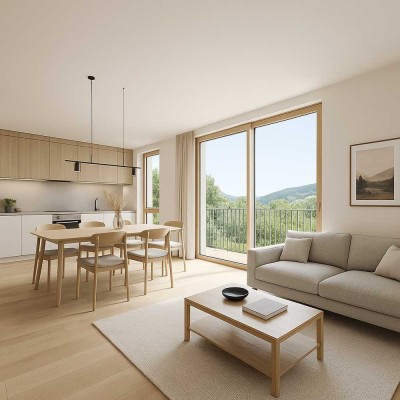 Neubau: Moderne 3-Zimmer-Wohnung mit Loggia in Gutach