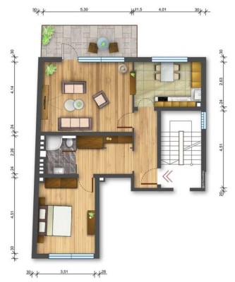 Helle 2-Zimmer-Wohnung mit Balkon in Osnabrück