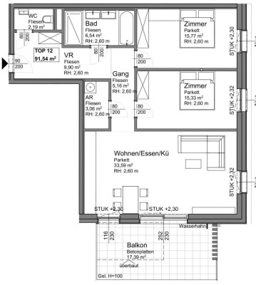 Anlegerwohnung im Neubauprojekt (Angerweg 2 - Top 12)