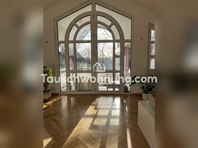Tauschwohnung: 5,5 Zimmer DG / 3 Balkone + 2 Keller,gg. 3-4 Zimmer