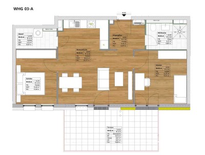 Moderne altersgerechte Wohnung mit sonniger Terrasse  im Energiesparhaus Trier-Kürenz