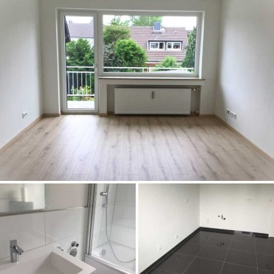 Kernsaniert & Blick ins Grüne:  zauberhafte 2-Zimmer-Wohnung, Wohnküche, Balkon, Badewanne
