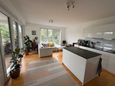 Moderne & helle 3 Zi-Wohnung (Gartencarré) mit Loggia und Blick auf ZKM