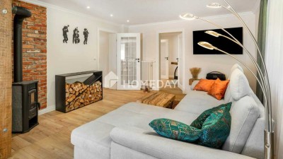 Stilvoll wohnen im Grünen – kernsanierte DHH mit EBK und großem Grundstück in Neu Madlitz