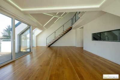 LUXUS - Blick über Stockerau? Dann hier klicken,... Exklusive Wohnung direkt in Stockerau / Private Dachterrasse mit ca. 55 m²
