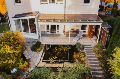 Townhouse-Feeling durch exklusiven, separaten Zugang + Großzügige Gartenresidenz in Toplage