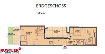 Ruhige 2 Zimmerwohnung mit Garten in 1210 zu mieten