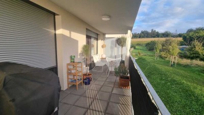 Gemütliche 2-Zimmer-Wohnung mit großem Balkon und Blick ins Grüne