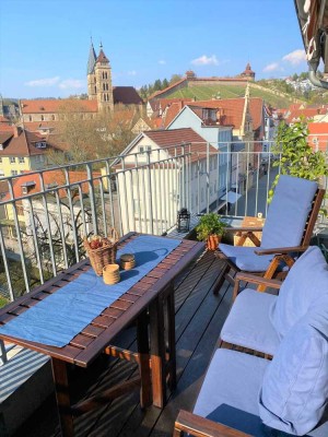 Top-Wohnlage mitten in Esslingen mit Panoramablick auf die Burg