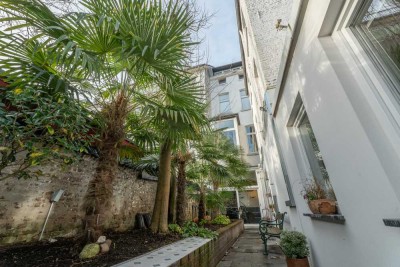 Traumhafte Altbaumaisonettewohnung mit großem Garten zur alleinigen Nutzung - Frankenberger Viertel