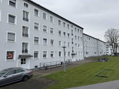 Helle 3-Zimmer-Wohnung im 2. OG in Neu-Ulm mit Blick auf das Ulmer Münster