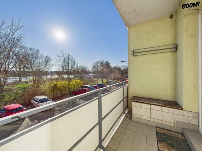 Wohnen am Wasser: Balkonwohnung direkt an der Alten Donau